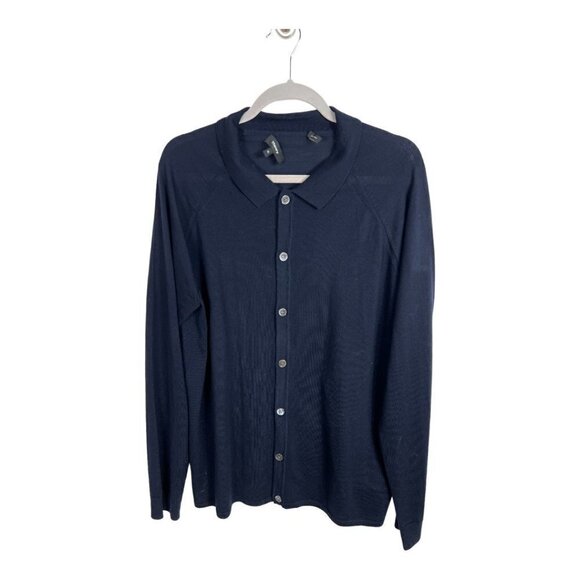 Theory‎ button up 100% wool sweater - Picture 1 of 10